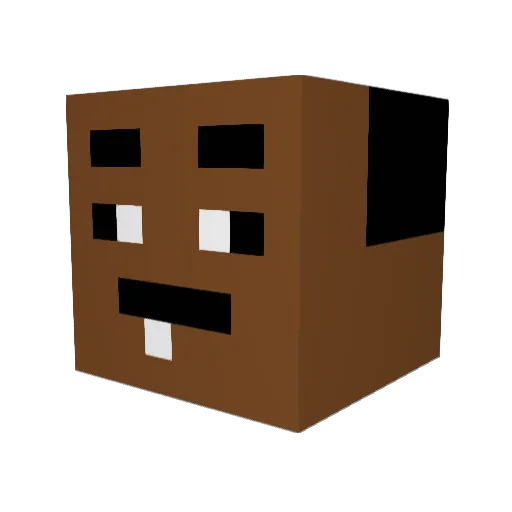 lavix__ Minecraft avatar head, 3D render
