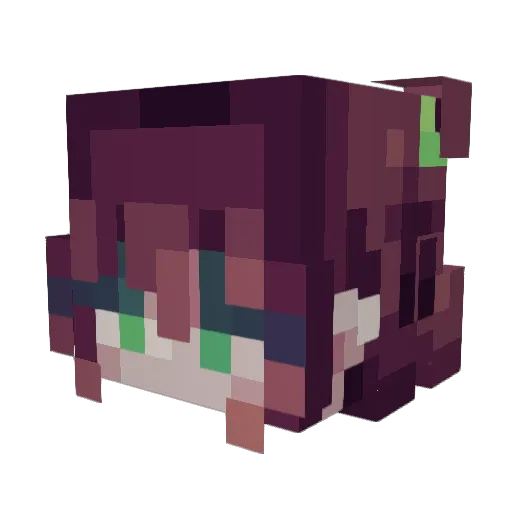 lavndeer Minecraft avatar head, 3D render