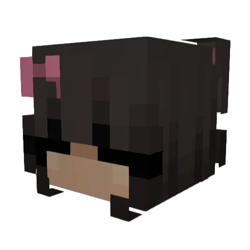 lavrennn Minecraft avatar head, 3D render