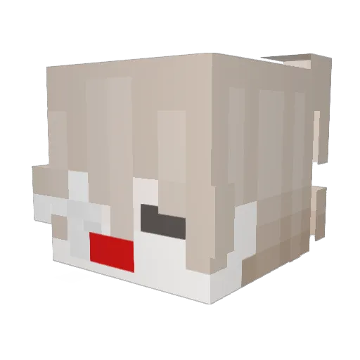 Minecraft-Avatar von lavute: Kopf als 3D-Render