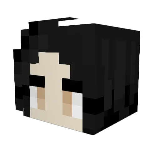 lavvre Minecraft avatar head, 3D render