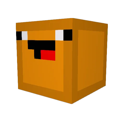 law3 Minecraft avatar head, 3D render