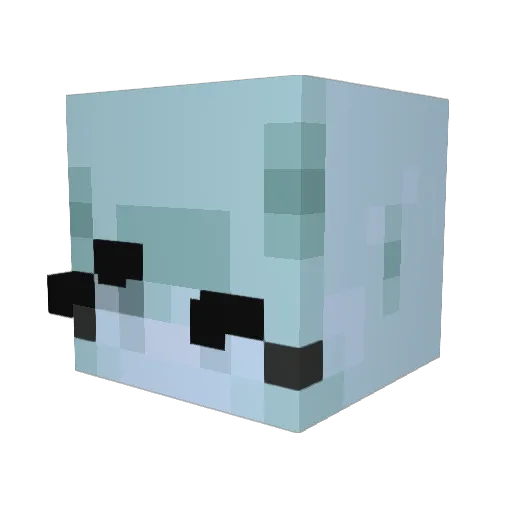 lawao Minecraft avatar head, 3D render