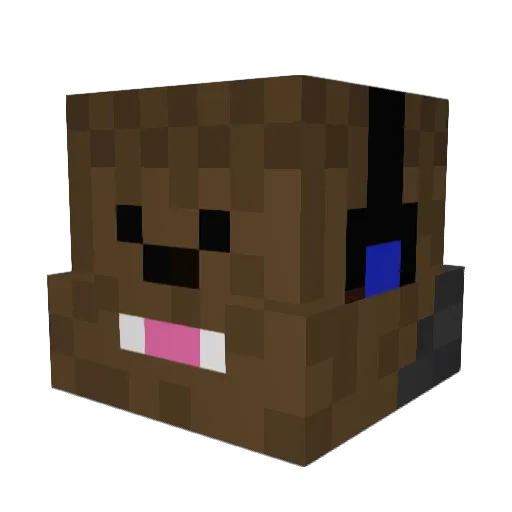 lax8276 Minecraft avatar head, 3D render