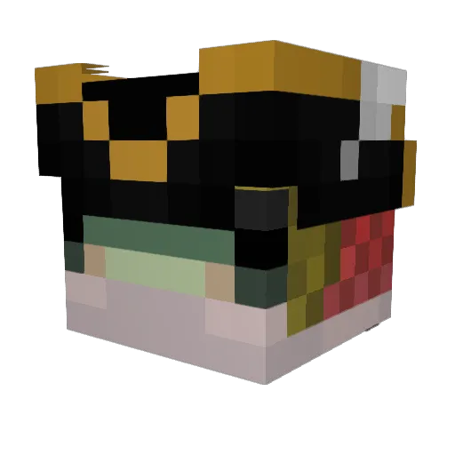 laxenburgers Minecraft avatar head, 3D render
