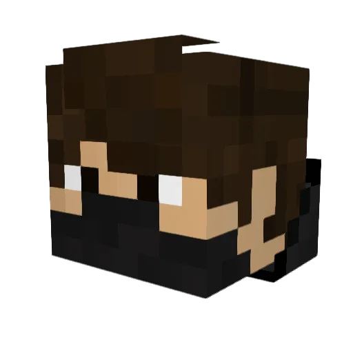laxicek Minecraft avatar head, 3D render