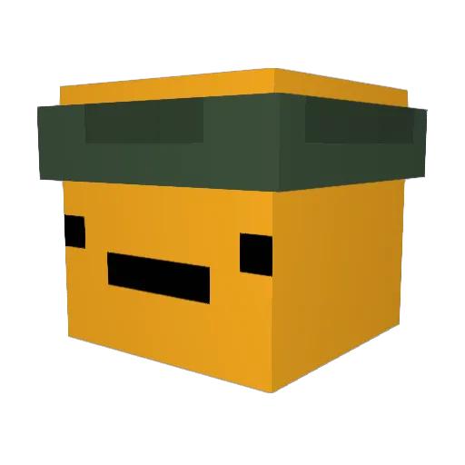 laxkaka Minecraft avatar head, 3D render