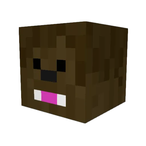 laxvenom Minecraft avatar head, 3D render
