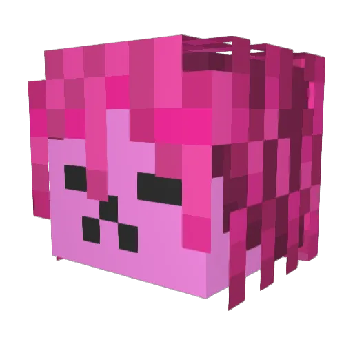 laxxr Minecraft avatar head, 3D render