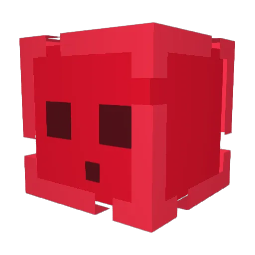 laya06 Minecraft avatar head, 3D render