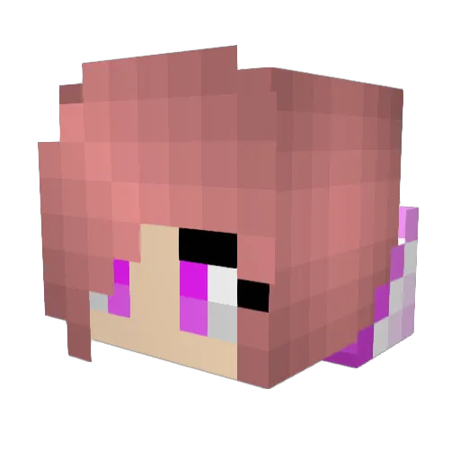 layasteri Minecraft avatar head, 3D render