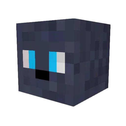 layeph Minecraft avatar head, 3D render