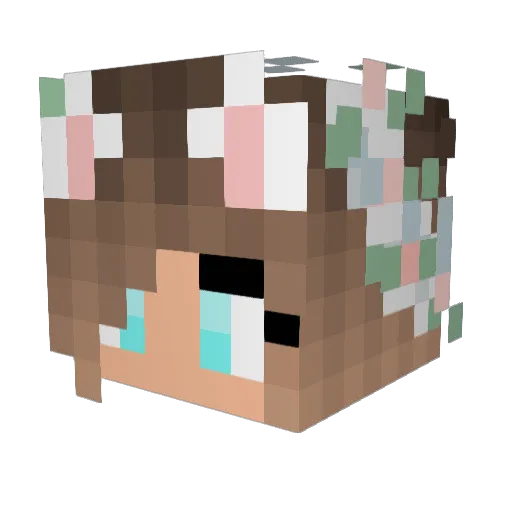 laylabelle24 Minecraft avatar head, 3D render