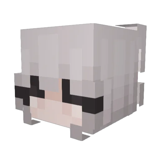 layladodi Minecraft avatar head, 3D render