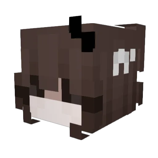 laylammw Minecraft avatar head, 3D render
