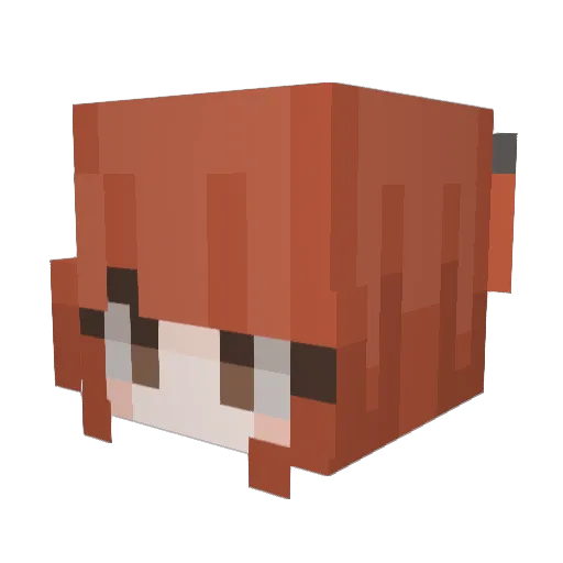laylascurr Minecraft avatar head, 3D render