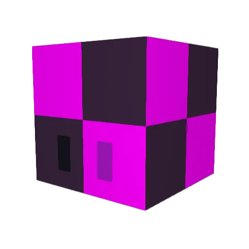 layonpiece Minecraft avatar head, 3D render