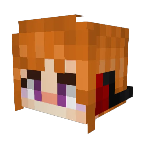 laythan_ Minecraft avatar head, 3D render