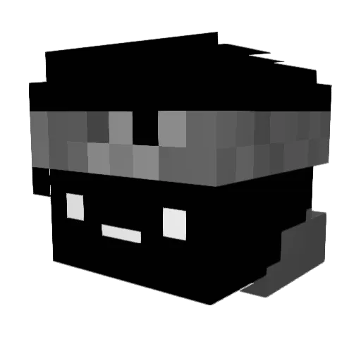 layuhl Minecraft avatar head, 3D render