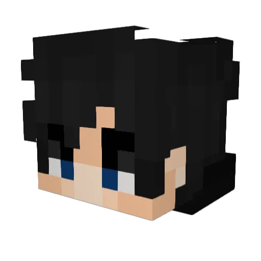 lazabuster Minecraft avatar head, 3D render