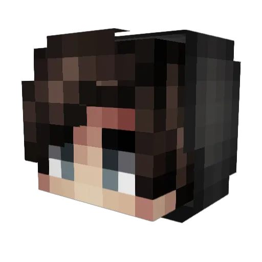 lazaros10 Minecraft avatar head, 3D render