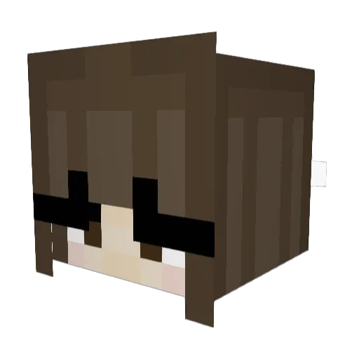 lazarusjb Minecraft avatar head, 3D render