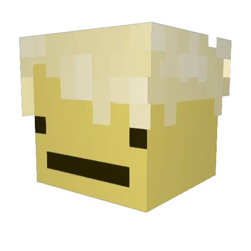 lazerlemon10 Minecraft avatar head, 3D render