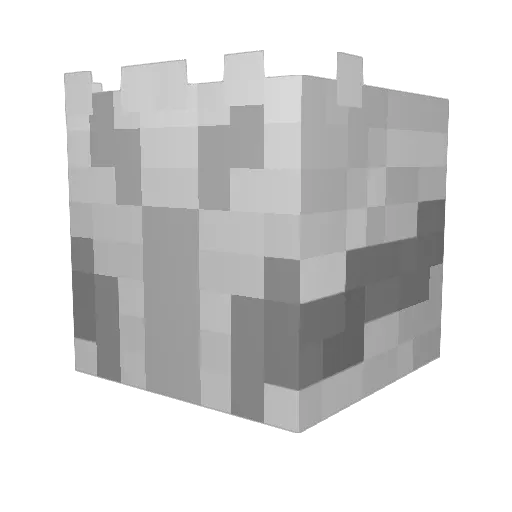 lazerman124 Minecraft avatar head, 3D render