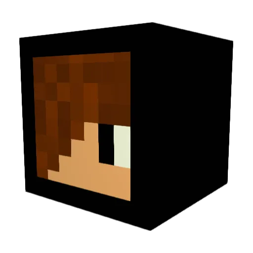 lazeronu Minecraft avatar head, 3D render