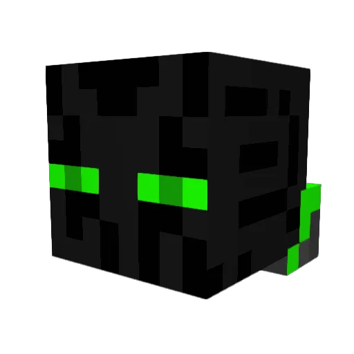 lazersean Minecraft avatar head, 3D render