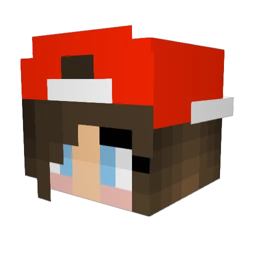 lazetta_j Minecraft avatar head, 3D render