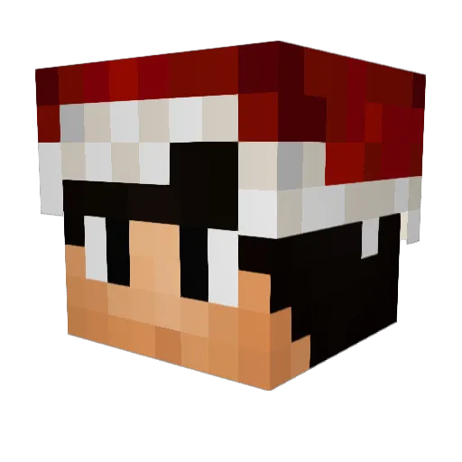 lazialex Minecraft avatar head, 3D render