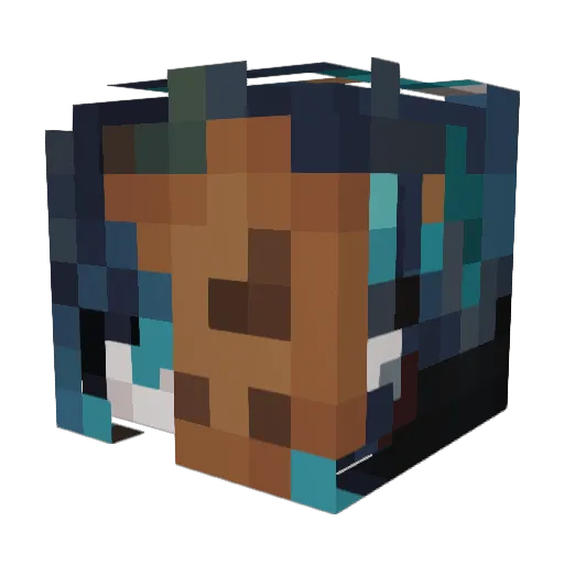 lazier13 Minecraft avatar head, 3D render