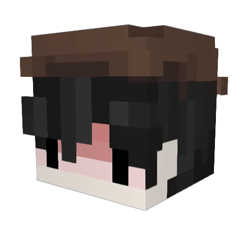 lazii_joe Minecraft avatar head, 3D render