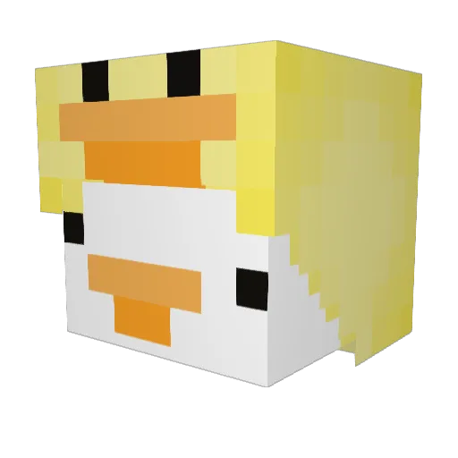 lazlolazlo Minecraft avatar head, 3D render
