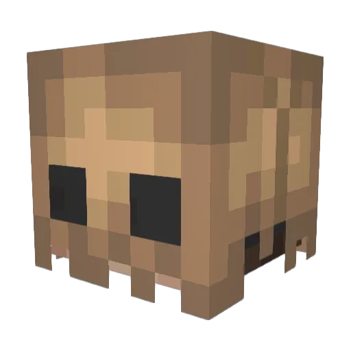 lazmc Minecraft avatar head, 3D render