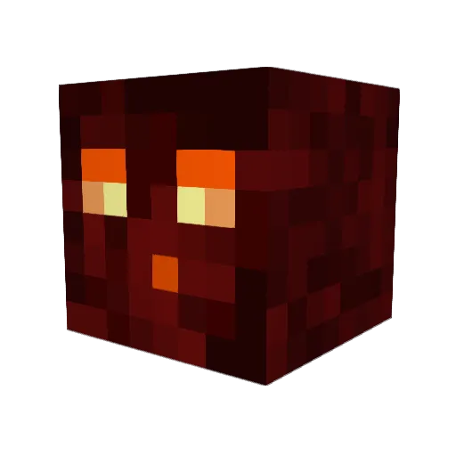 lazrak Minecraft avatar head, 3D render