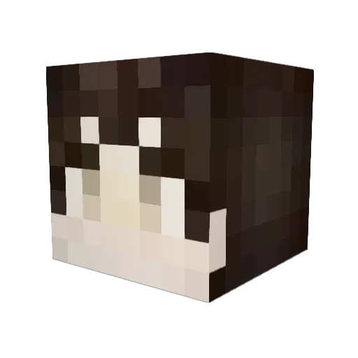 lazy32 Minecraft avatar head, 3D render