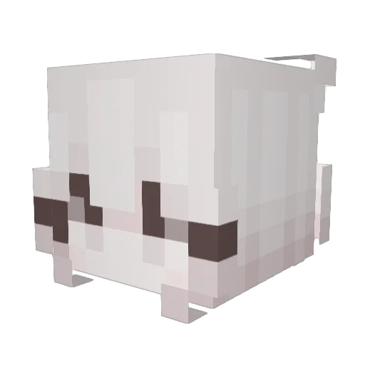 lazyartweeb Minecraft avatar head, 3D render