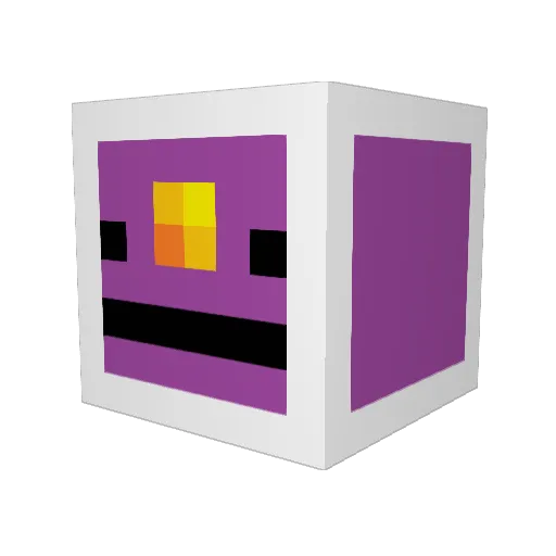 lazyb1000 Minecraft avatar head, 3D render