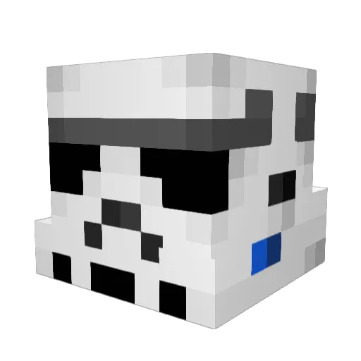 lazybone0325 Minecraft avatar head, 3D render