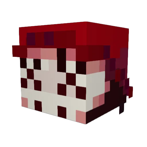 lazybones7781 Minecraft avatar head, 3D render