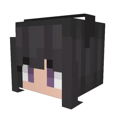lazybt Minecraft avatar head, 3D render