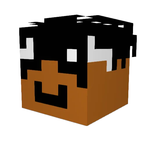 lazyjava11 Minecraft avatar head, 3D render