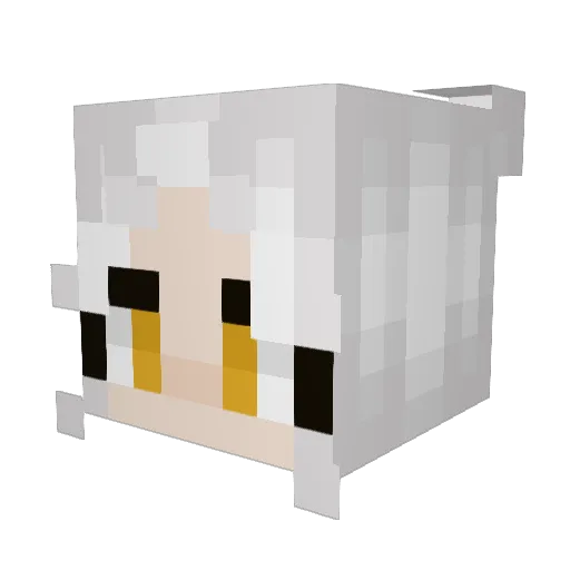lazypowers Minecraft avatar head, 3D render