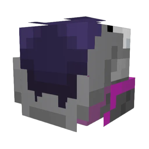 lazyyy010 Minecraft avatar head, 3D render
