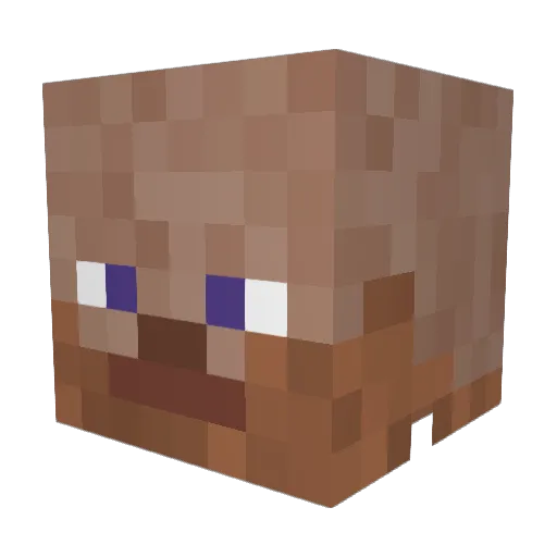 lazza20000 Minecraft avatar head, 3D render