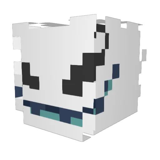 lb888lb Minecraft avatar head, 3D render