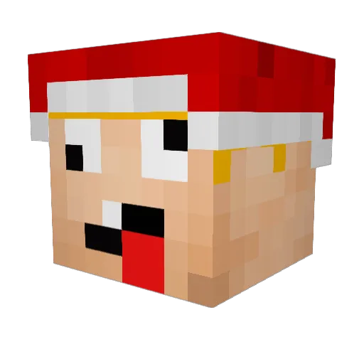 lbkfatire Minecraft avatar head, 3D render