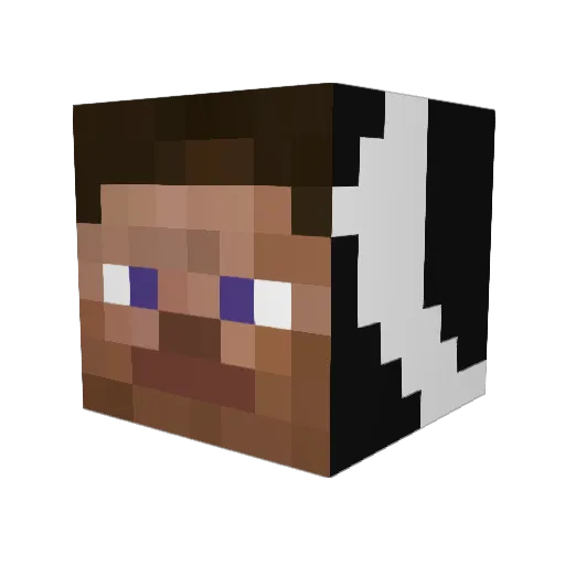 lbklcurlz Minecraft avatar head, 3D render
